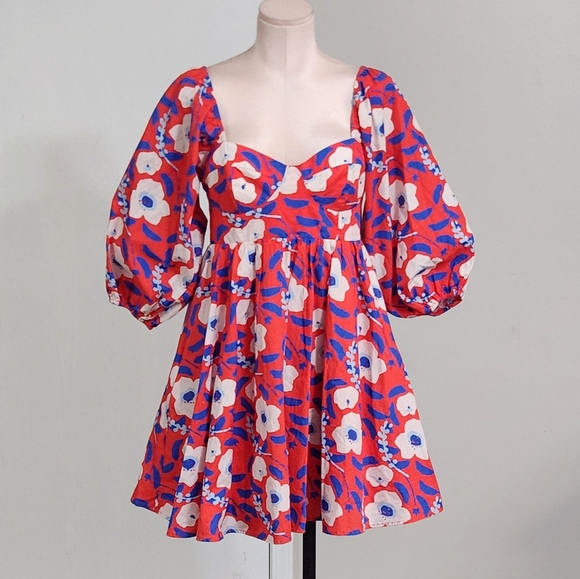 Anthropologie Hutch Floral Print Mini Women's Dress‎ - Picture 3 of 11